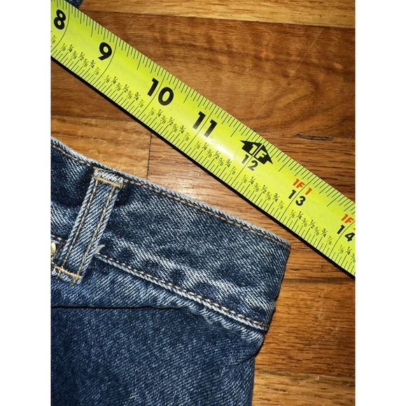 Vintage Lawman Jeans Juniors 11 Blue High Rise Straight Leg Medium Wash Denim... - Picture 6 of 11